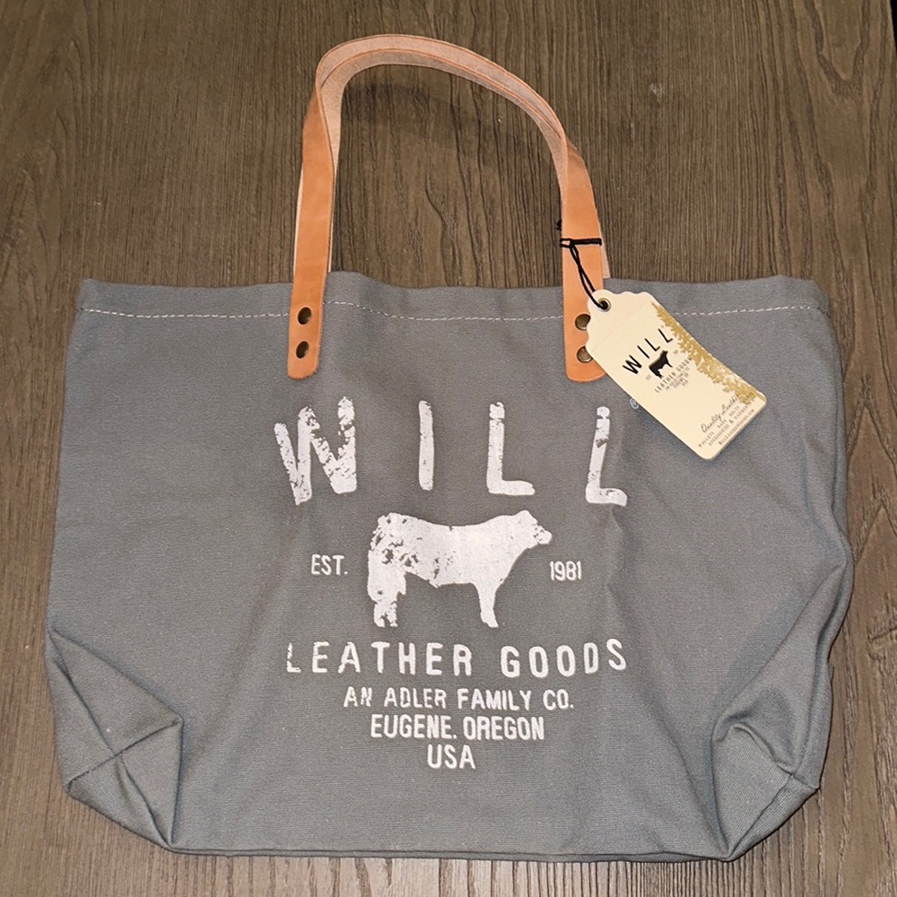 NWT Will Leather Goods Bag - Gray